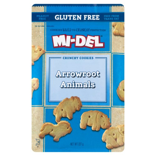 Midel Gluten-Free Cookies Arrowroot Animals 227 g