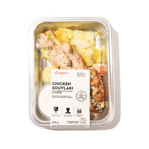Longo's Ready To Eat Meals Chicken Souvlaki 530 g