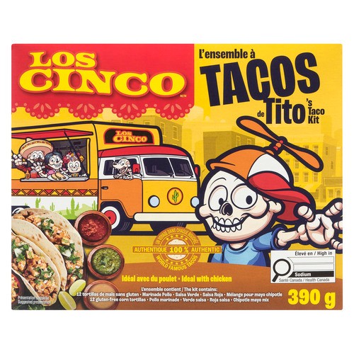 Los Cinco Tito's Taco Kit 390 g