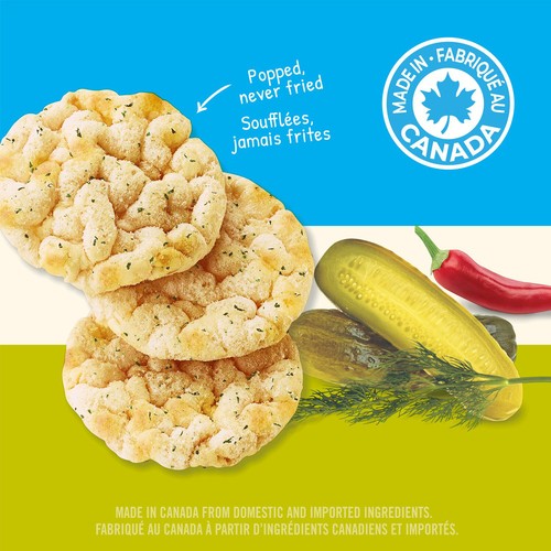 Quaker Crispy Minis Brown Rice Cakes Spicy Dill Pickle 90 g