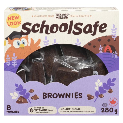 School Safe  Brownie 8 x 35 g