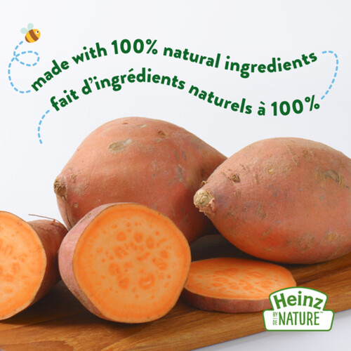 Heinz by Nature Organic 100% Natural Baby Food Sweet Potatoes Purée 128 ml