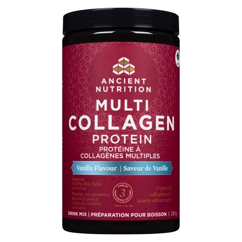 Ancient Nutrition Multi Collagen Protein Drink Mix Vanilla Flavour 231 g