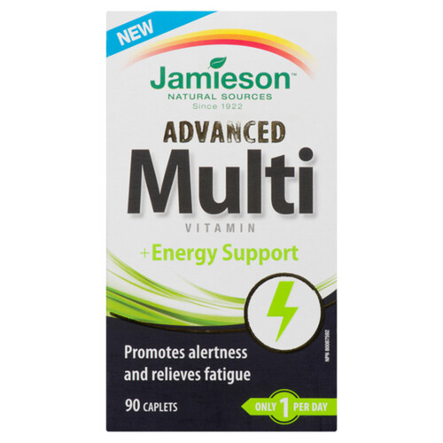 Jamieson Advanced Multivitamin +Energy Support Caplets 90 Count