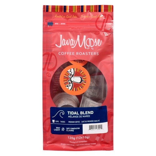 Java Moose Coffee Pods Tidal Blend 120 g