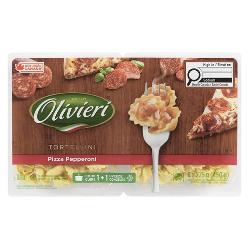 Olivieri Tortellini Pasta Pizza Pepperoni Flavoured 450 g