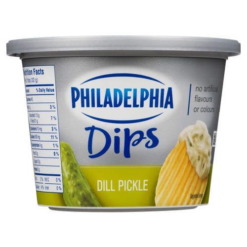 Philadelphia Dips Dill Pickle 340 g