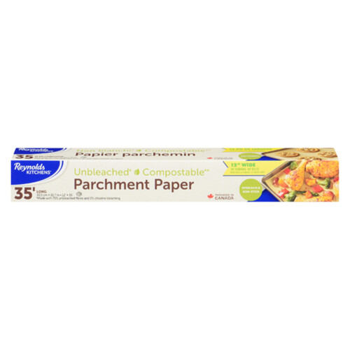 Unbleached Compostable Parchment Paper, Reynolds Canada Brands