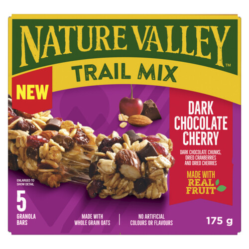 Nature Valley Trail Mix Granola Bars Dark Chocolate Cherry 5 Pack 175 g