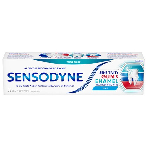 Sensodyne Toothpaste Sensitivity Gum & Enamel Mint 75 ml