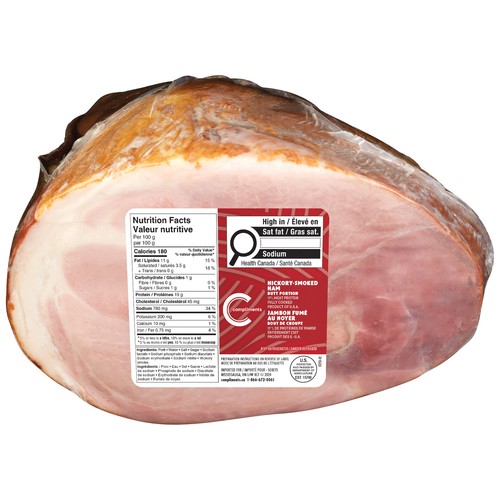 Compliments Deli Ham Butt Or Shank Portion 