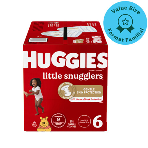 Huggies Little Snugglers Diapers Size 6 84 Count