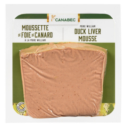 Gibiers Canabec Gluten-Free Duck Liver Mousse 90 g