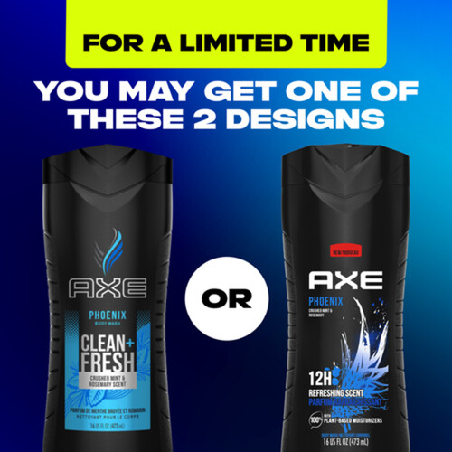 Axe Body Wash Phoenix Crushed Mint & Rosemary 473 ml