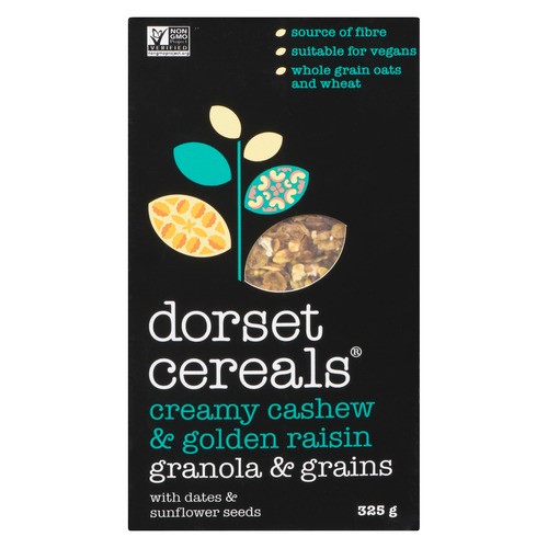 Dorset Cereal Granola & Grains Creamy Cashew & Golden Raisin 325 g
