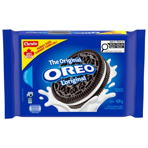 Oreo Original Sandwich Cookies Chocolate Family Size 439 g