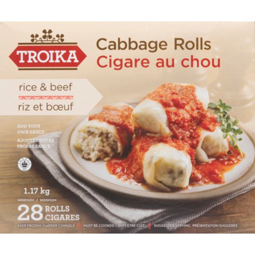 Troika Frozen Cabbage Rolls Beef And Rice 1.17 kg
