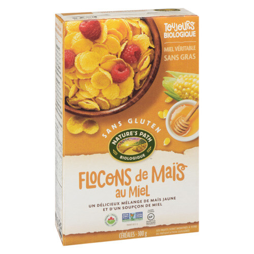 Nature's Path Organic Cereal Honey'D Corn Flakes 300 g