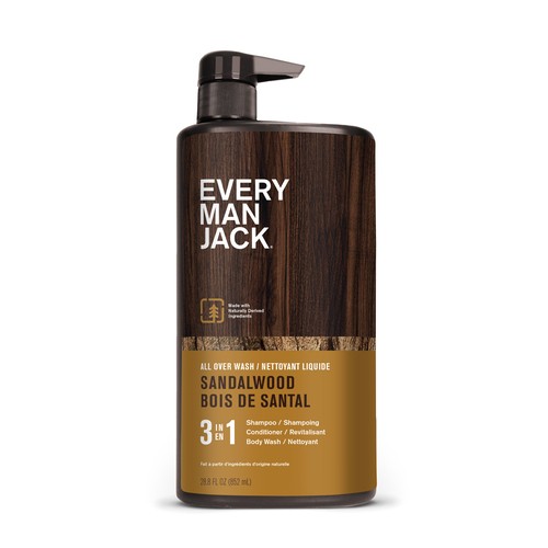 Every Man Jack All Over wash Sandalwood 852 ml