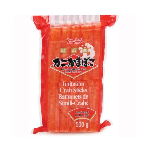 Shirakiku Frozen Imitation Crab Stick For Sushi 500 g