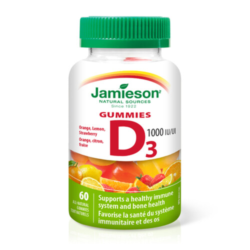 Jamieson Vitamin D3 Gummies 60 Count