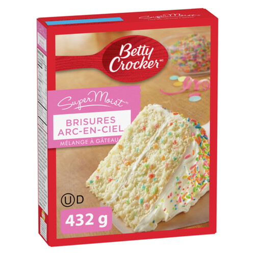Betty Crocker Super Moist Cake Mix Rainbow Bit 10 Servings 432 g