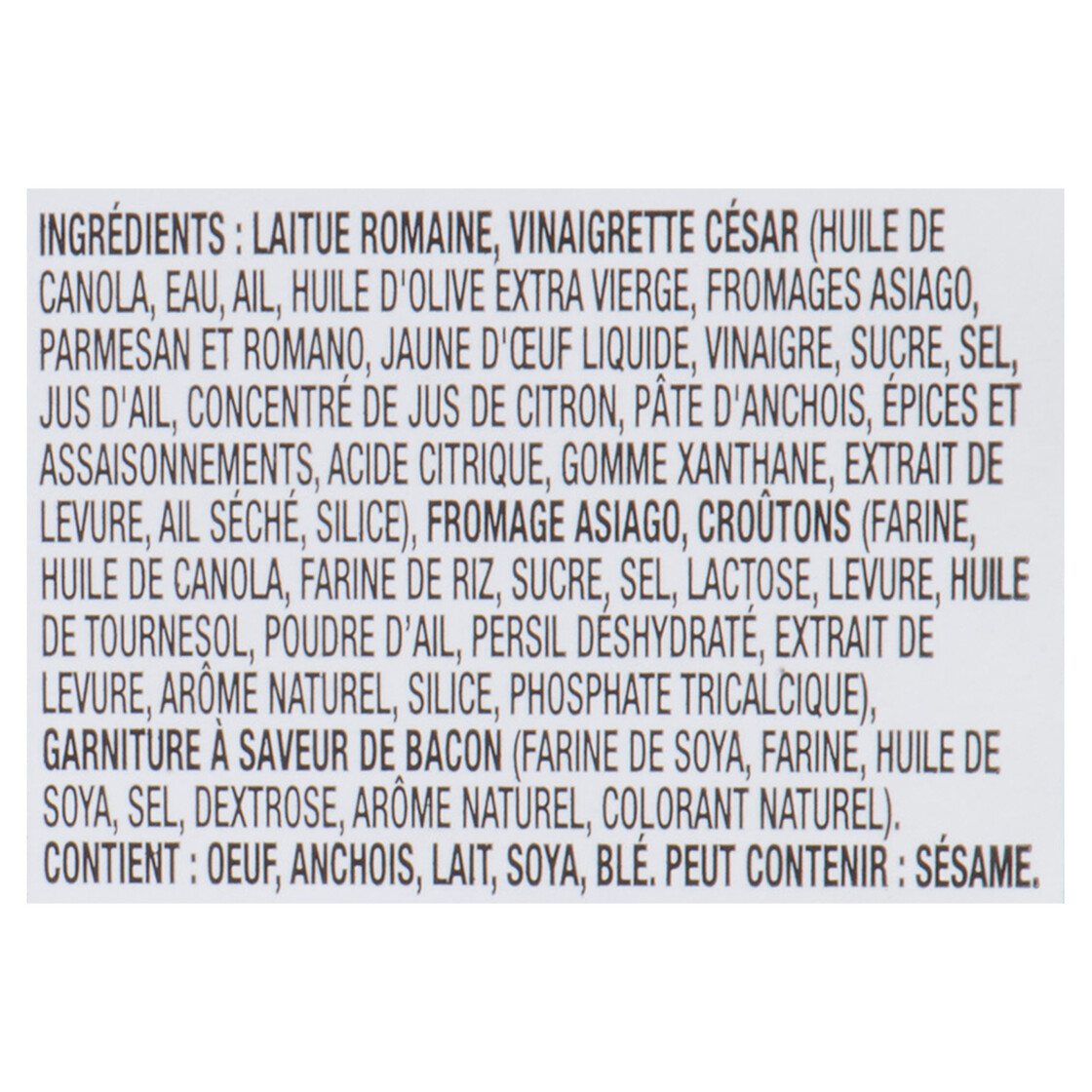 Fresh Attitude Salad Kit Caesar Prewashed 175 g Voilà Online