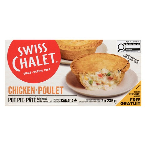 Swiss Chalet Frozen Chicken Pot Pie 2 x 235 g