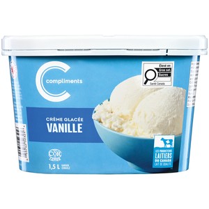 Compliments Crème glacée à la vanille 1.5 L