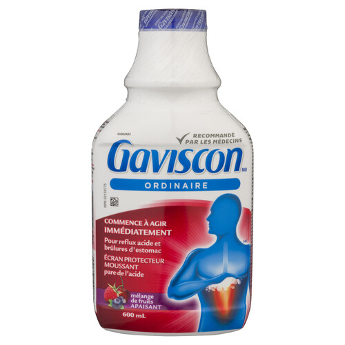 Gaviscon Liquid Antacid Fruit 600 ml