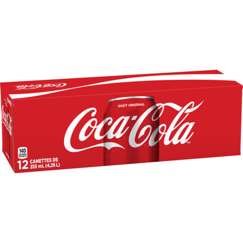 Coca-Cola Soft Drink Original 12 x 355 ml (cans)