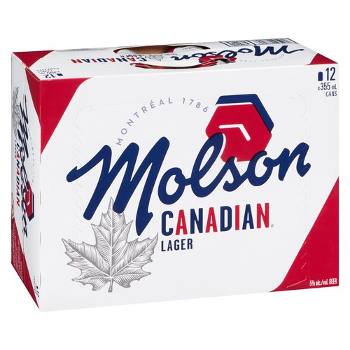 Molson Canadian Beer 5% Alcohol 12 x 355 ml (cans)