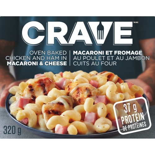 Crave Frozen Oven Baked Chicken And Ham In Macaroni & Cheese 320 g