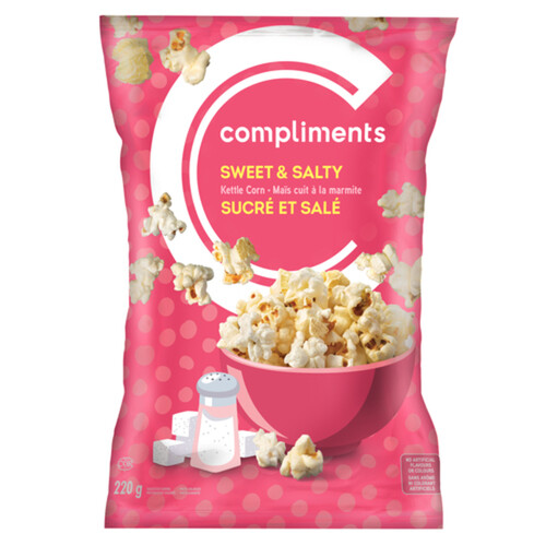 Compliments Popcorn Kettle Corn Sweet & Salty 220 g