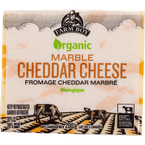 Farm Boy Organic Cheddar Cheese Marble 200 g