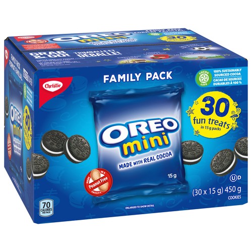 Oreo Treats Mini Fun 30 Count 450 g