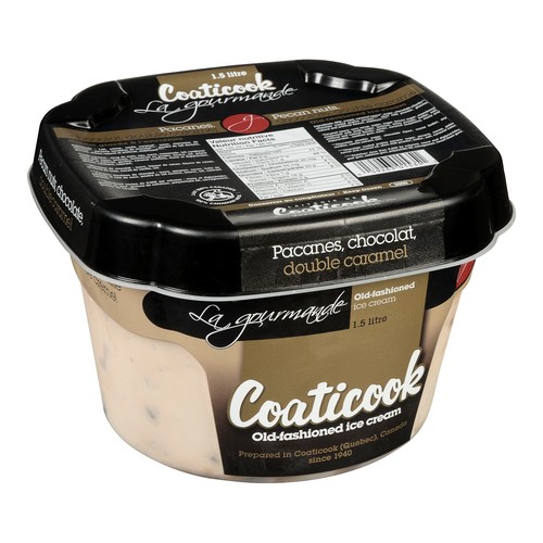 Coaticook Pecan Nuts Chocolate Double Caramel Ice Cream 1.5 L