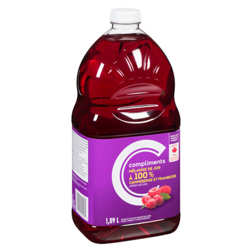 Compliments Juice Blend Cranberry Raspberry 1.89 L (bottle)