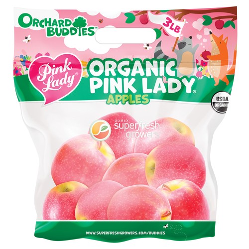Lil Snapper Organic Apples Pink Lady 1.36 kg