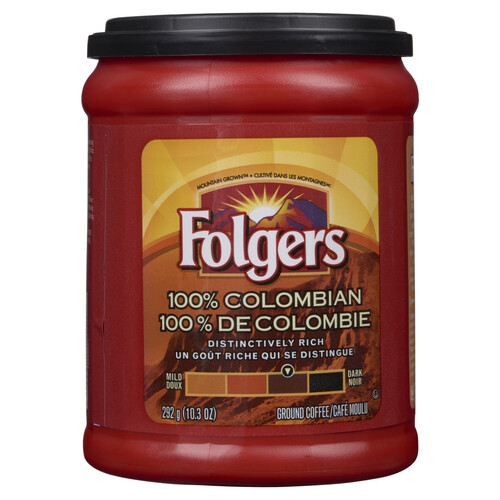 Folgers Ground Coffee Colombian 292 g