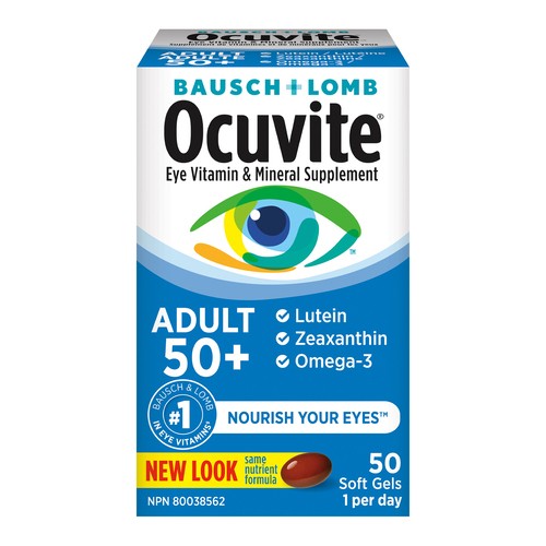 Ocuvite Adult 50+ Caplets Eye Vitamin 50 EA