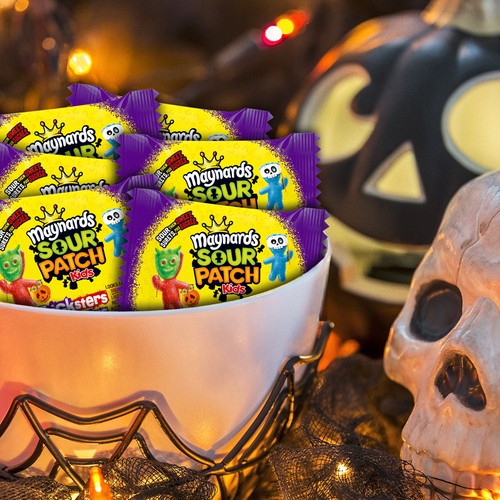 Maynards Sour Patch Kids Tricksters Candy For Halloween 24 Fun Treat Pouches 300 g