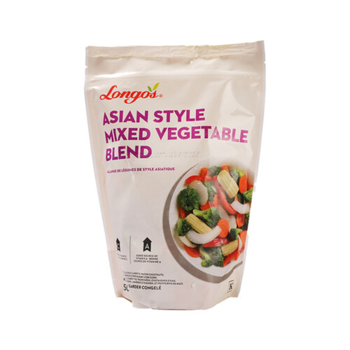 Longo's Frozen Mixed Vegetable Blend Asian Style 500 g