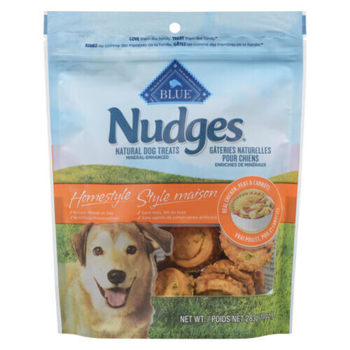 Blue Buffalo Nudges Natural Dog Treats Homestyle Real Chicken, Peas & Carrots 283 g