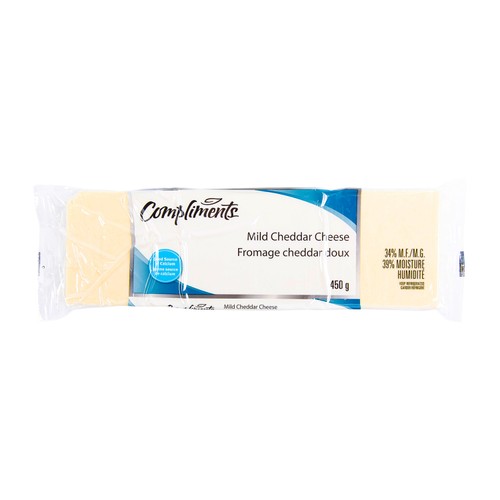 Compliments Mild White Cheddar Cheese 450 g