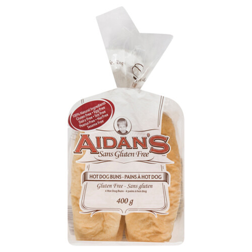 Aidan's Gluten-Free Hot Dog Buns 400 g (frozen)