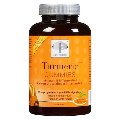 New Nordic Vegan Gummies Turmeric 60 Count