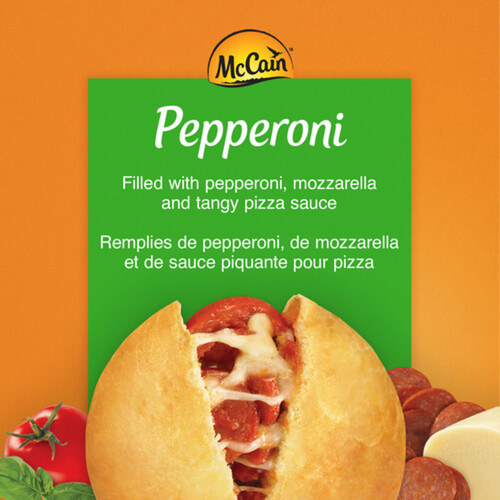 McCain Frozen Pizza Pockets Pepperoni 600 g 