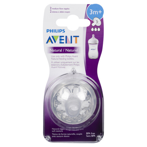 Philips Natural Medium Flow 3m+ Bottle Teat