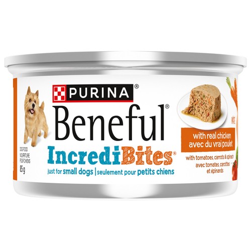 Purina Beneful Incredibites Wet Dog Food Real Chicken Pate 85 g